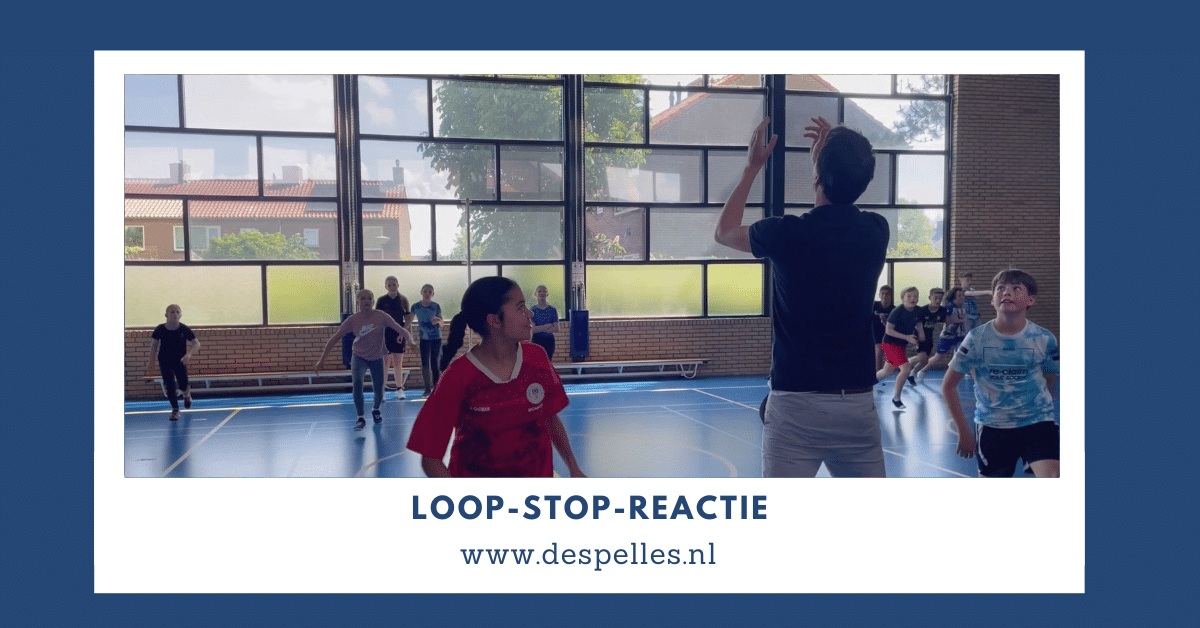 Loop-Stop-Reactie in de gymles | Energizers | Warming-Up
