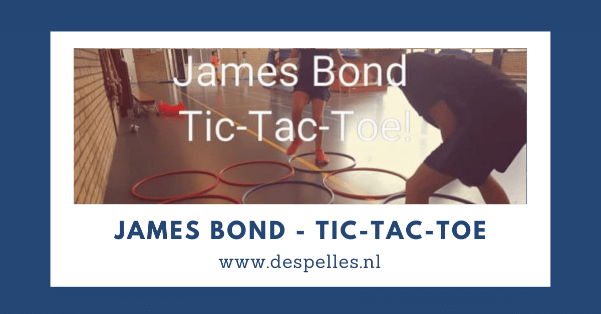 James Bond Tic-Tac-Toe in de gymles