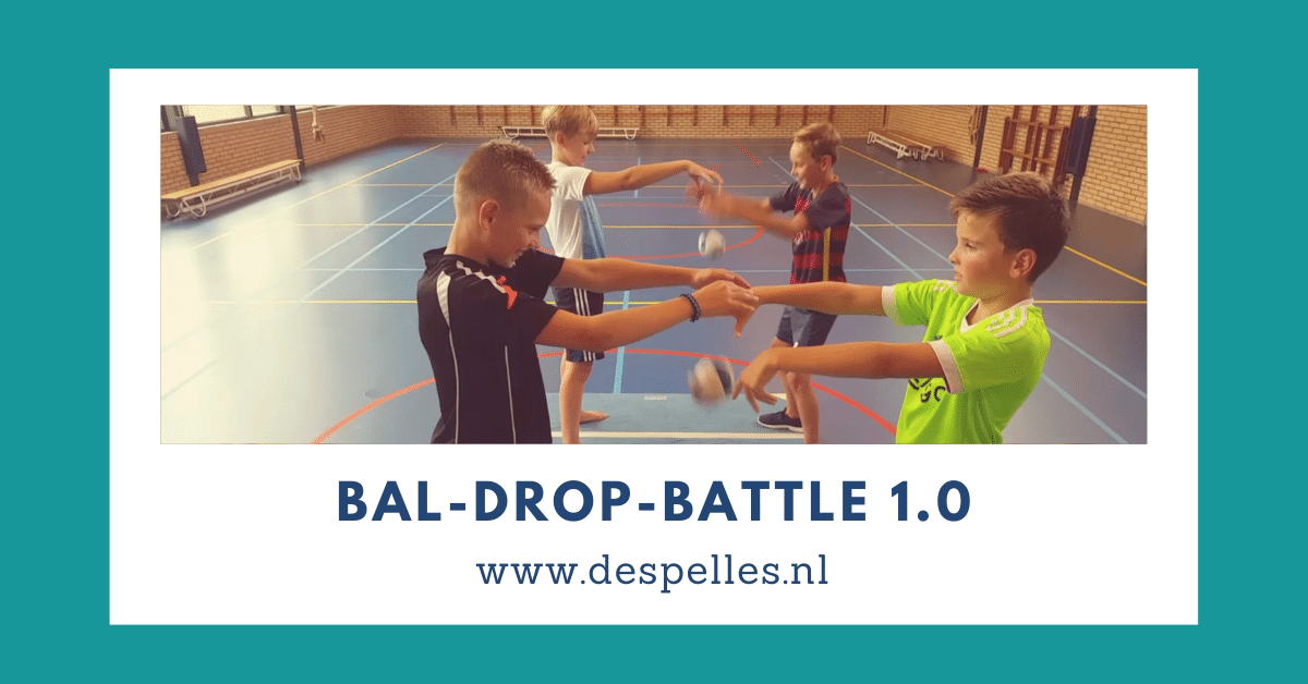 Bal-Drop-Battle 1.0 in de gymles