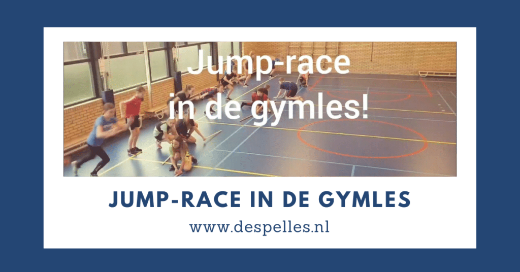 Jump Race in de gymles