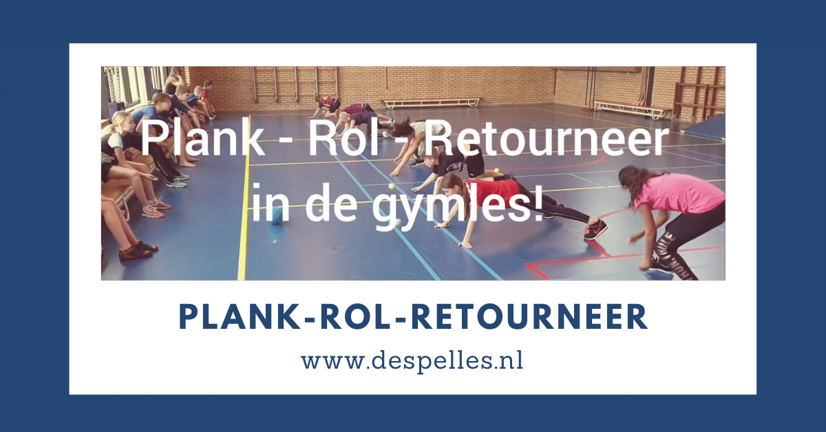Plank-Rol-Retourneer in de gymles