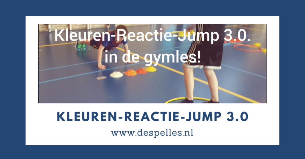 Kleuren-Reactie-Jump 3.0 in de gymles