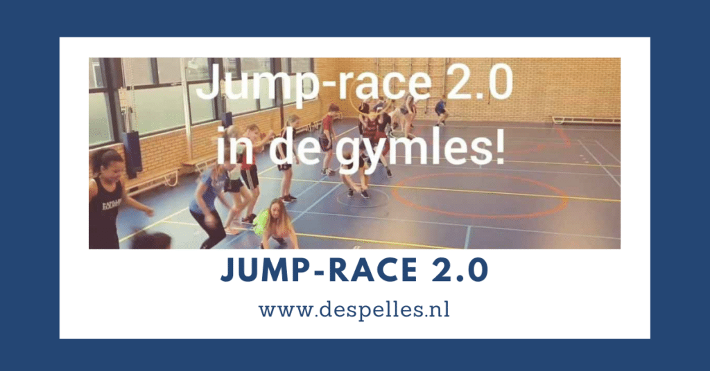 Jump-Race 2.0 in de gymles