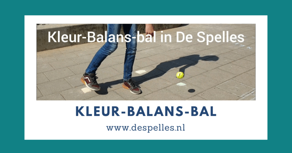 Kleur-Balansbal in de gymles
