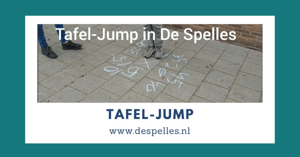 tafel-jump in de gymles