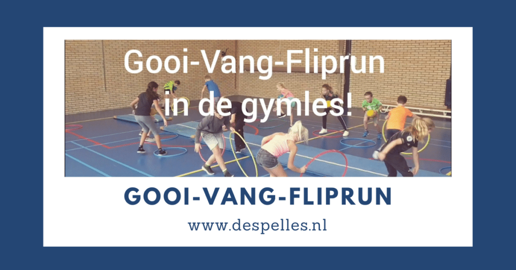 Gooi-Vang-Fliprun in de gymles