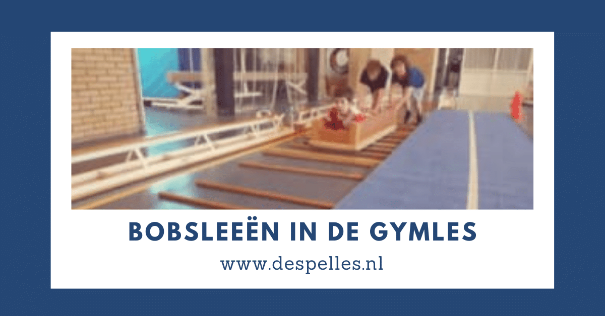 Bobsleeën-in-de-gymles