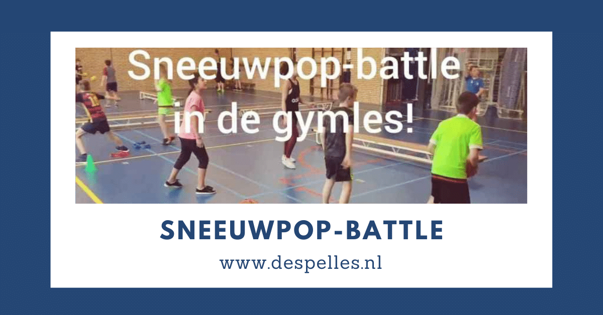 Sneeuwpop-Battle in de gymles