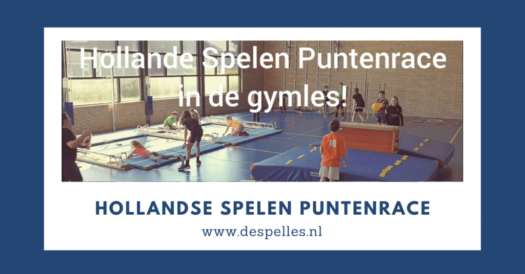 Hollandse Spelen Puntenrace in de gymles