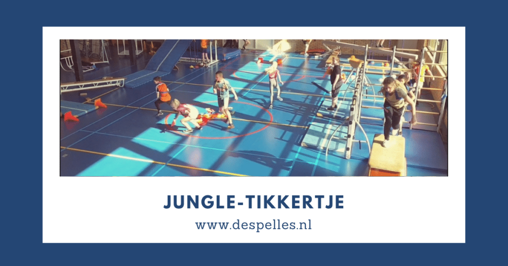 Jungle-Tikkertje in de gymles
