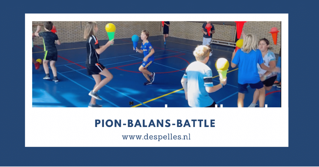 Pion-Balans-Battle in de gymles (website)