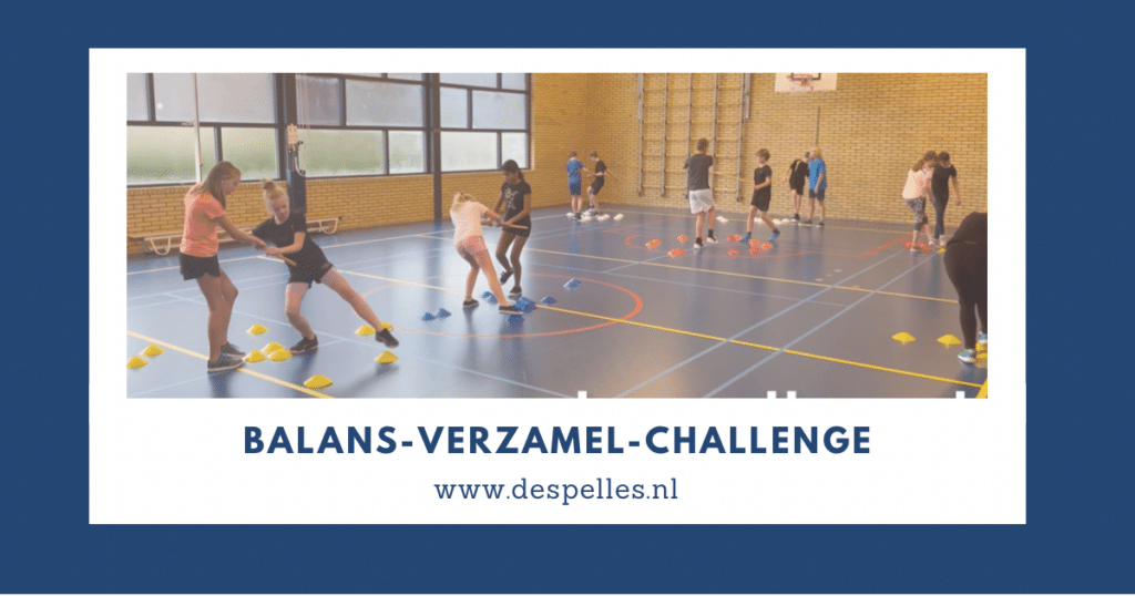 Balans-Verzamel-Challenge in de gymles