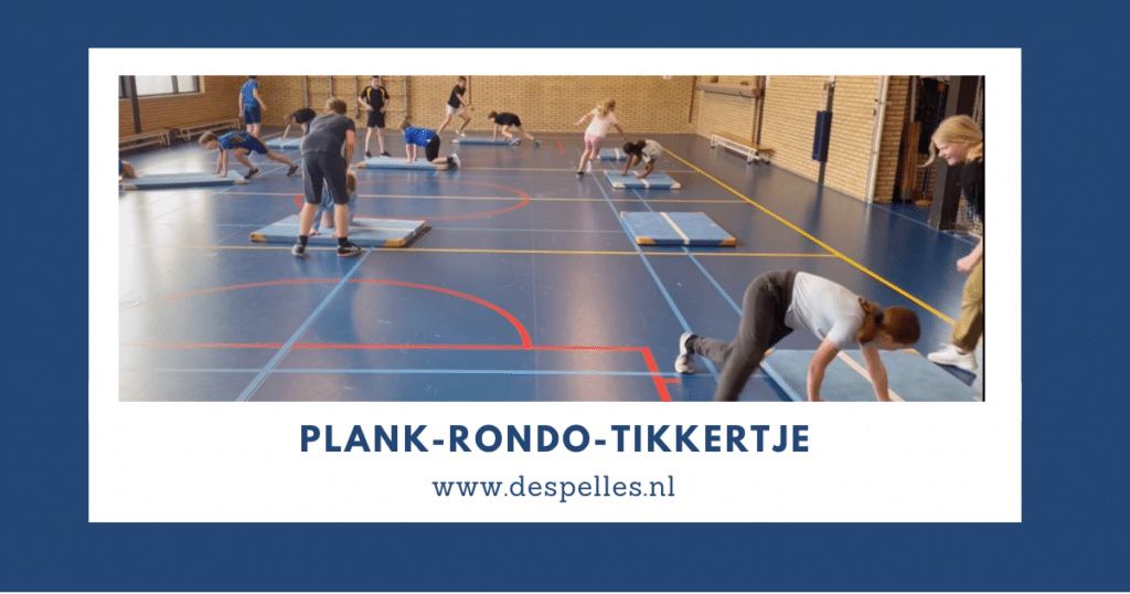 Plank-Rondo-Tikkertje in de gymles