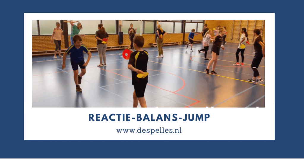 Reactie-Balans-Jump in de gymles