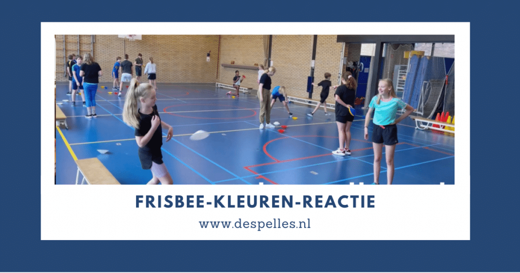 Frisbee-Kleuren-Reactie in de gymles