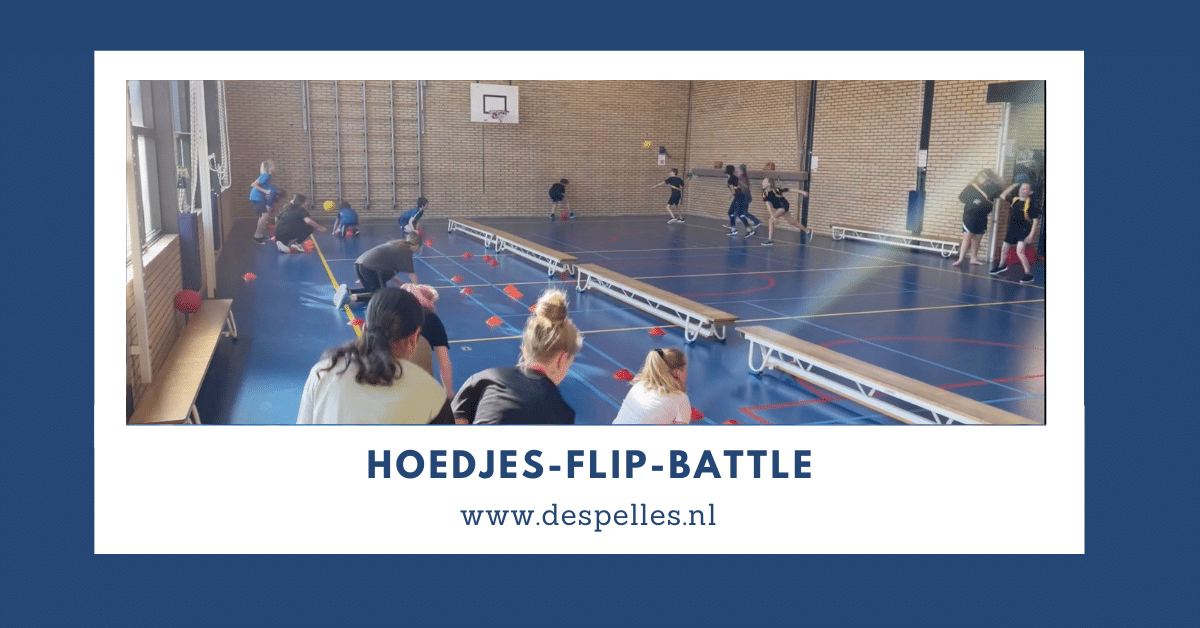 Hoedjes-Flip-Battle in de gymles
