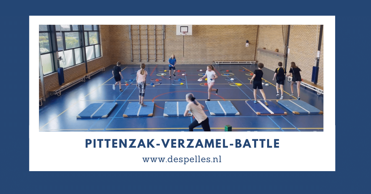 Pittenzak-Verzamel-Battle in de gymles