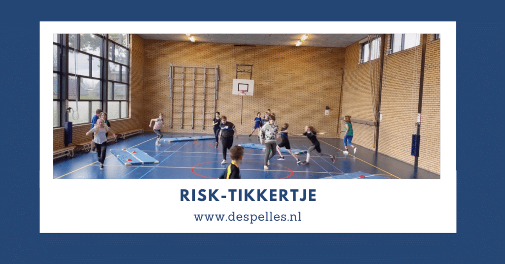 Risk-Tikkertje in de gymles