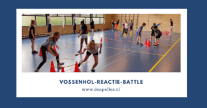 Vossenhol-Reactie-Battle in de gymles