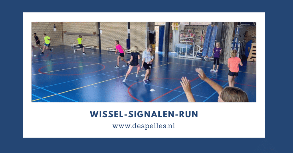 Wissel-Signalen-Run in de gymles