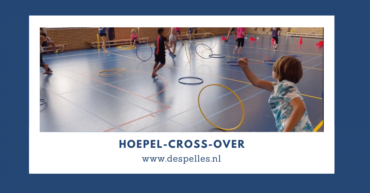 Hoepel-Cross-Over in de gymles