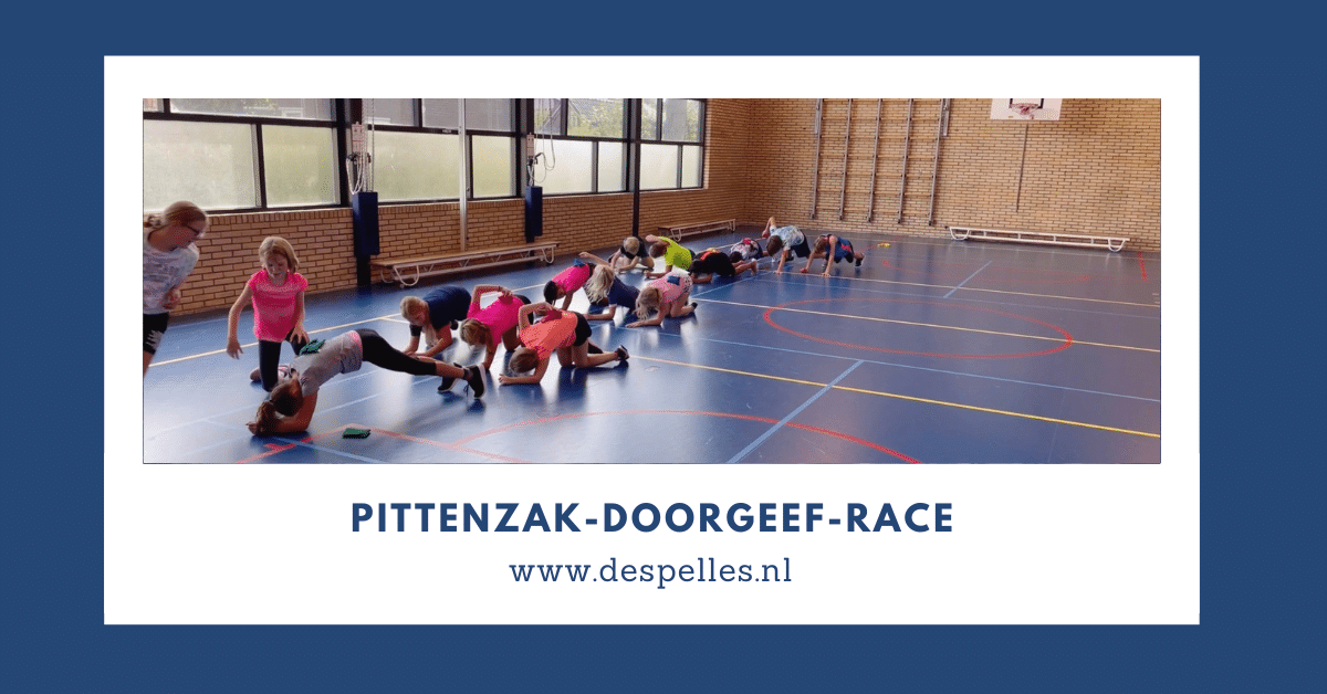Pittenzak-Doorgeef-Race in de gymles