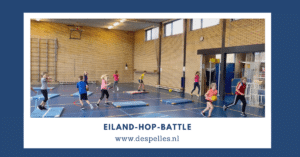 Eiland Hop Battle in de gymles