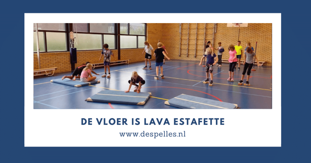 De vloer is lava in de gymles | Groene Spelen | De Spelles