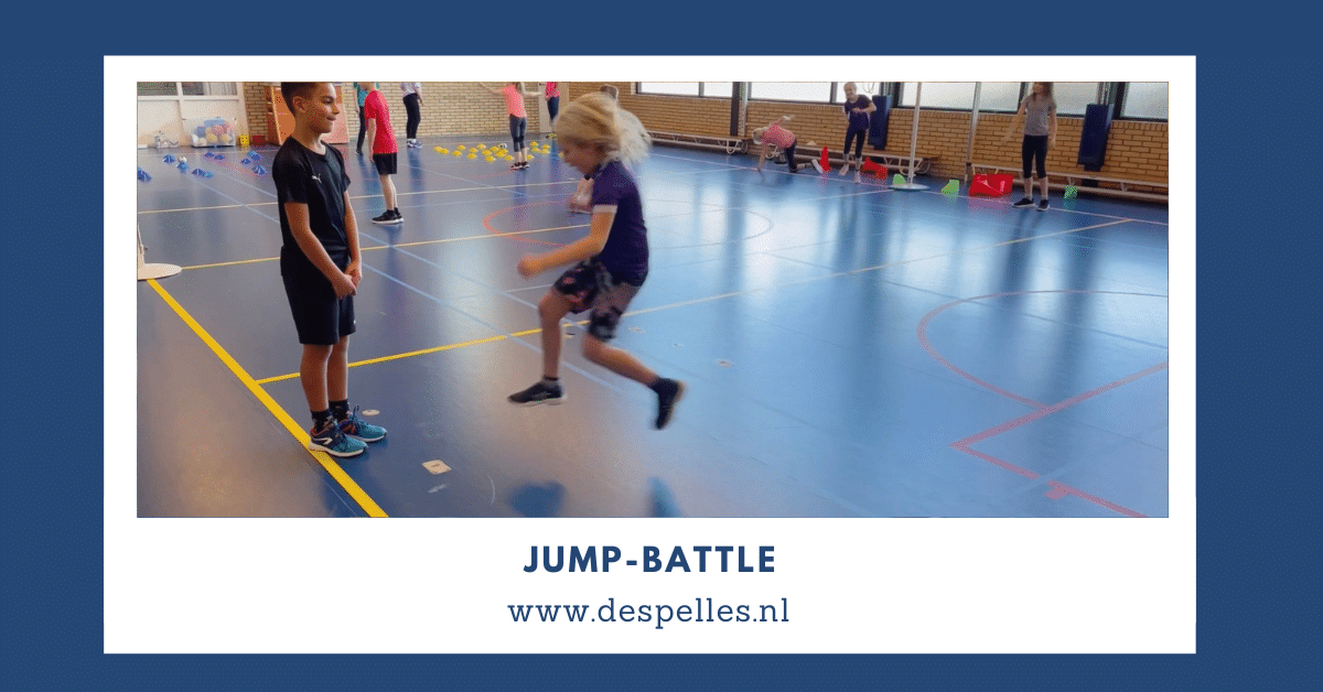 Jump-Battle in de gymles