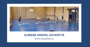 Slinger-Hoepel-Estafette in de gymles