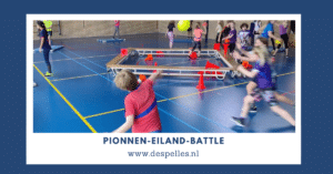 Pionnen-Eiland-Battle in de gymles