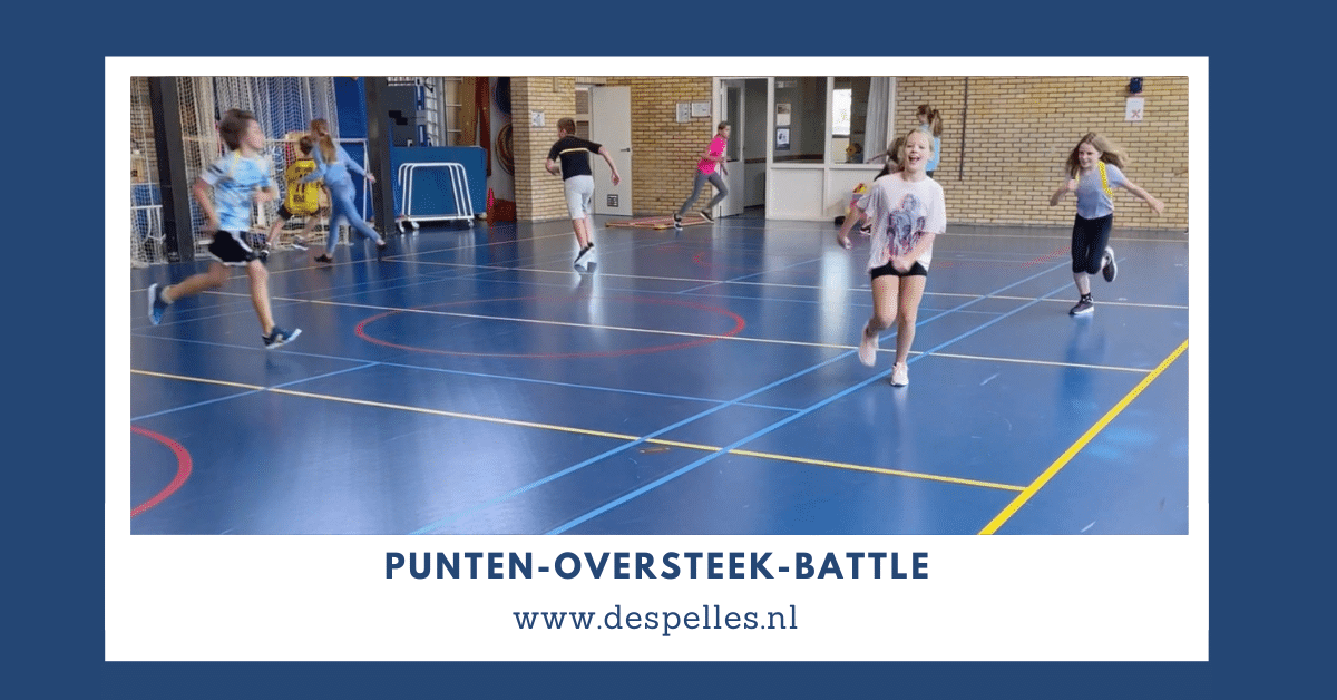 Punten-Oversteek-Battle in de gymles