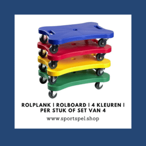 Rolplank | Rolboard | 4 kleuren | Per Stuk of Set van 4