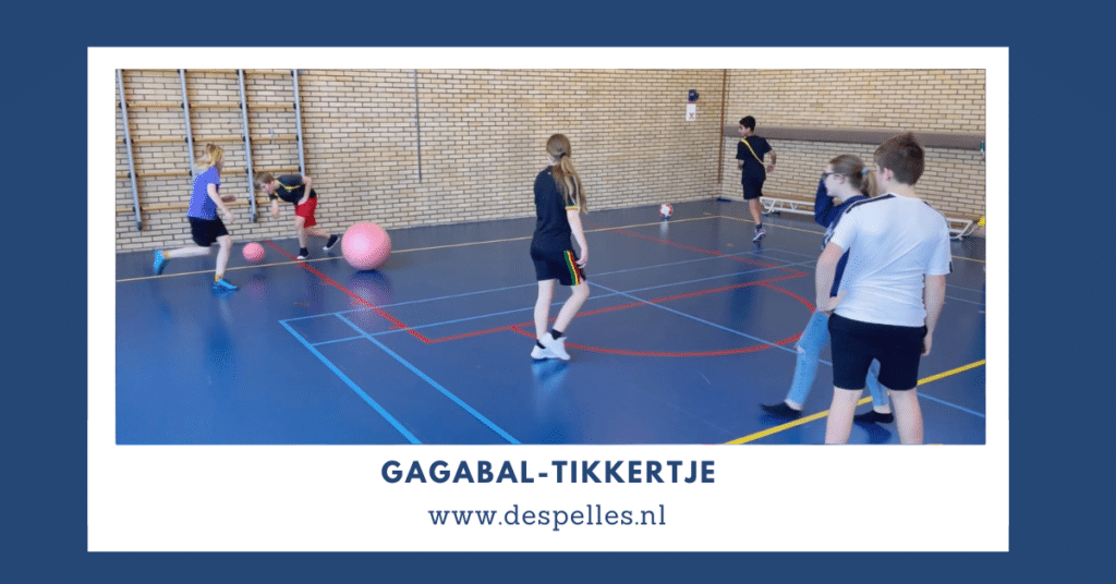 Gagabal-Tikkertje in de gymles
