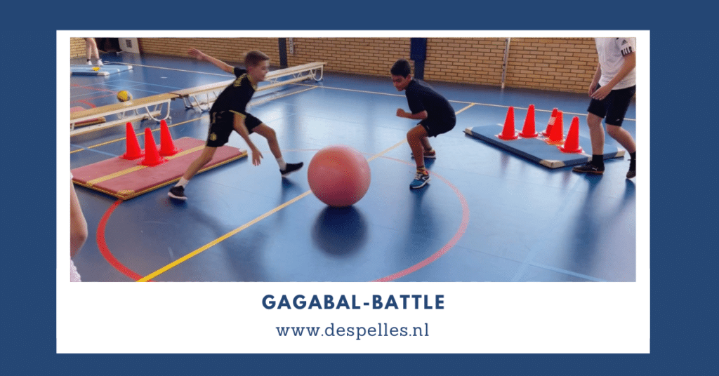 Gagabal-Battle in de gymles