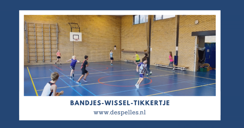 Bandjes-Wissel-Tikkertje in de gymles