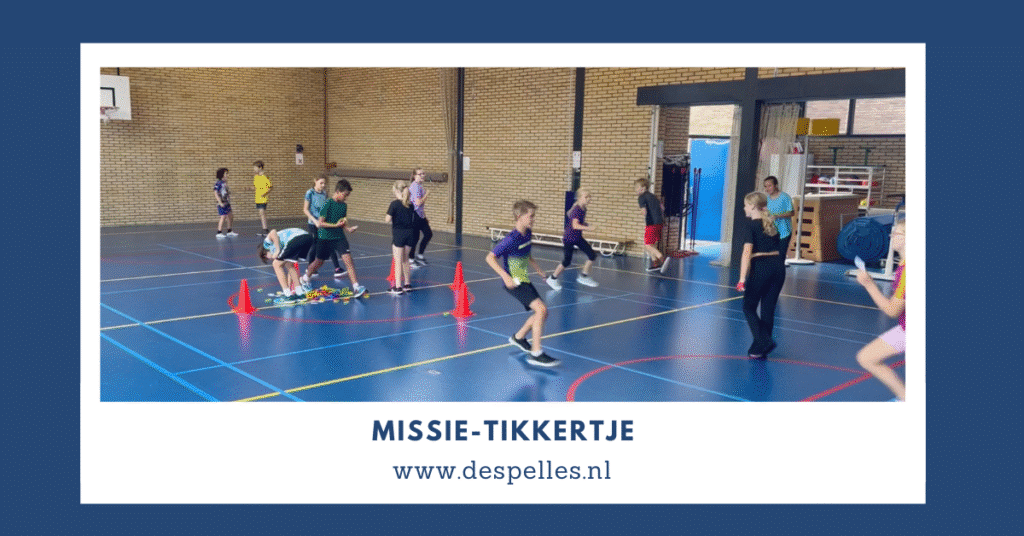 Missie-Tikkertje in de gymles