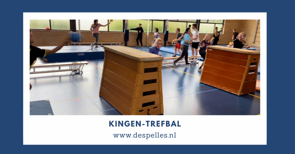 Kingen-Trefbal in de gymles