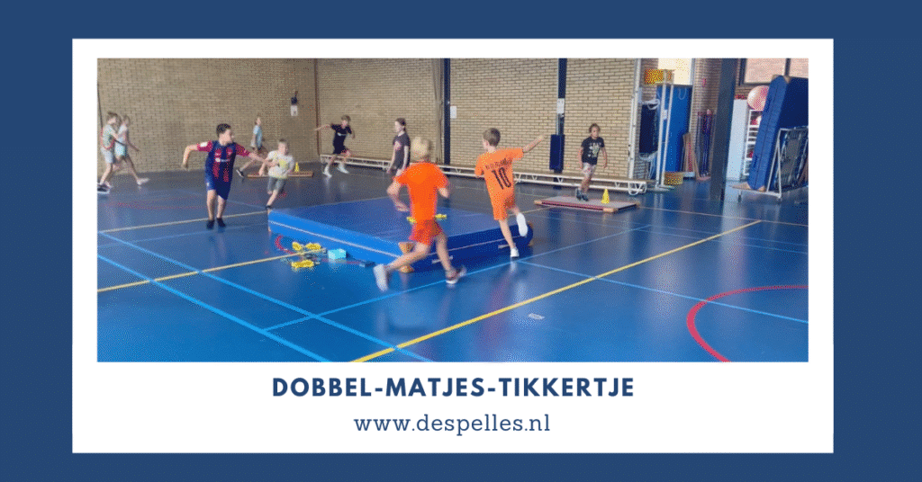 Dobbel-Matjes-Tikkertje in de gymles