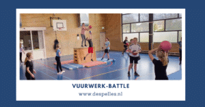 Vuurwerk-Battle in de gymles