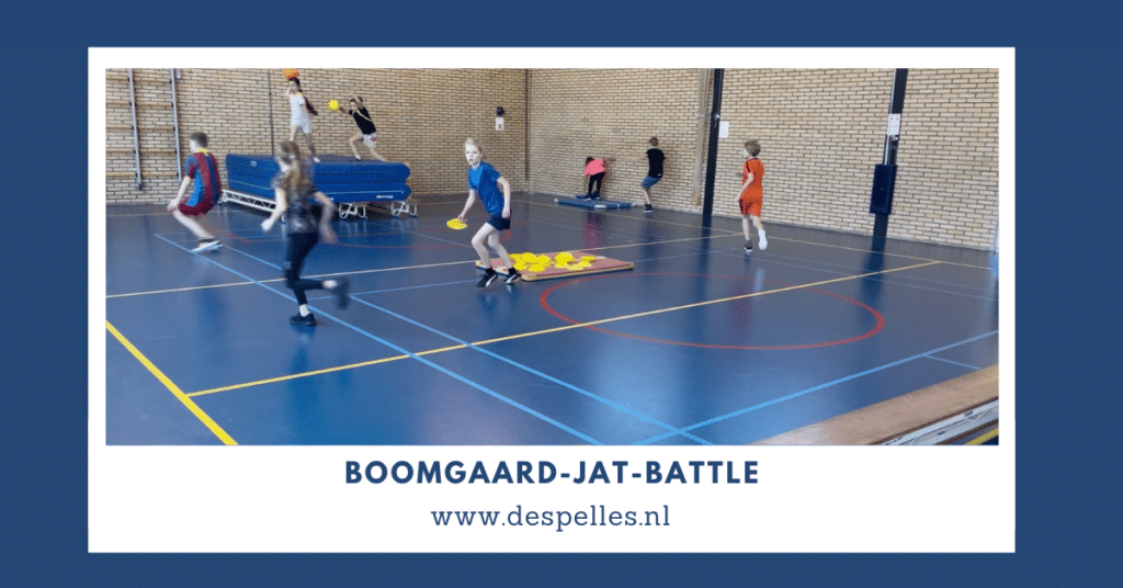 Boomgaard-Jat-Battle in de gymles