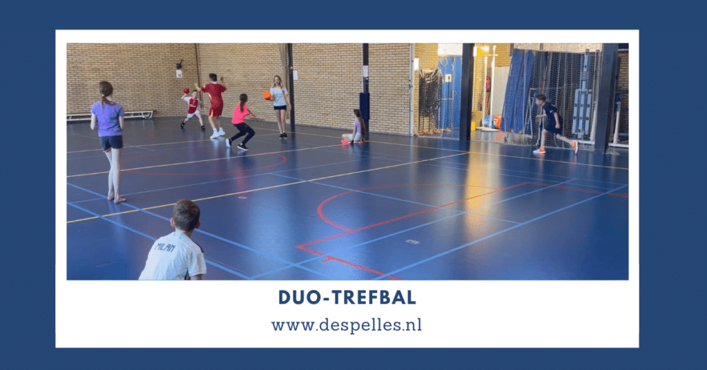 Duo-Trefbal in de gymles
