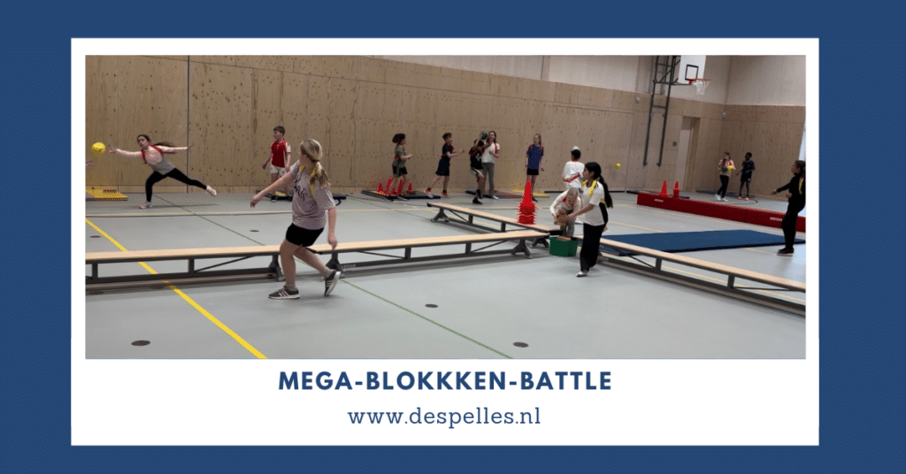 Mega-Blokken-Battle in de gymles