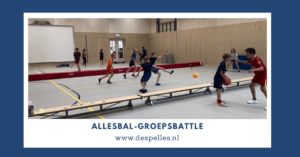Allesbal-Groepsbattle in de gymles